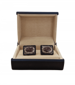 Maroon square Cufflinks - Cufflinks In Pakistan
