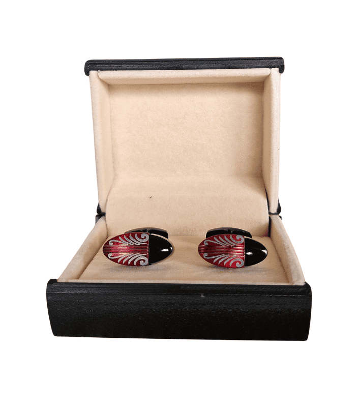 Red & Black Cufflinks