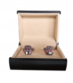 Red & Silver Cufflinks In Pakistan