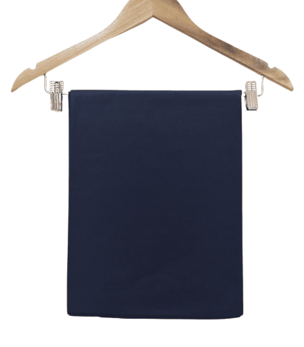 Sapphire Cotton Navy - Mens Unstitched Cotton Fabric, Menzo