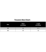 Cotton Trousers Size Chart