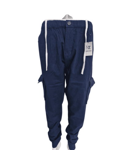 Trouser For Old Men's In Pakistan - Navy Blue Color 3