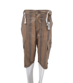 Soft Cotton Lining Shorts for Men in Pakistan - Golden Brown Color, 6 Pockets